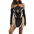 New Orleans Saints Halter Lace-up Dress 58