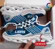 Detroit Lions Personalized Yezy Running Sneakers BG322