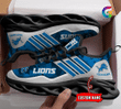 Detroit Lions Personalized Yezy Running Sneakers BG322