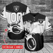 Las Vegas Raiders Personalized Baseball Jersey BG104
