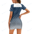 Dallas Cowboys Casual Short Sleeve Bodycon Mini Dress BG119