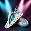 Miami Dolphins Yezy Running Sneakers BB87