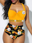 Pittsburgh Steelers Sexy Print Bikini Swimsuit 68