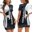 Dallas Cowboys Short Sleeve Bodycon Mini Dress BG284