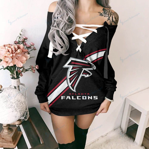 Atlanta Falcons Lace-Up Sweatshirt 43