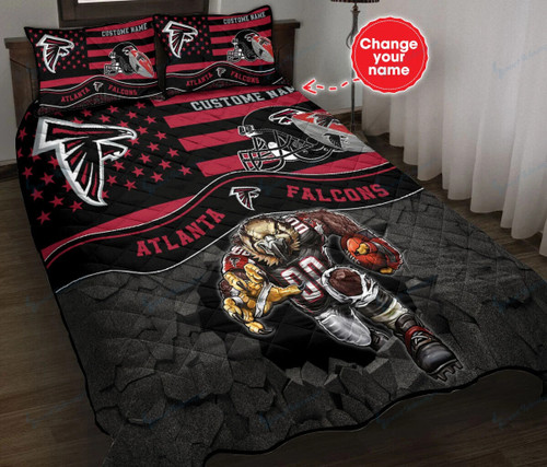 Atlanta Falcons Personalized Quilt Set BG02