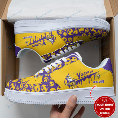 Minnesota Vikings Personalized AF1 Shoes BG116