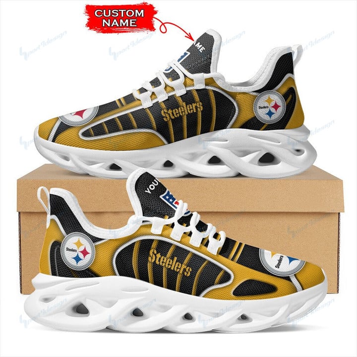 Pittsburgh Steelers Personalized Yezy Running Sneakers BG138