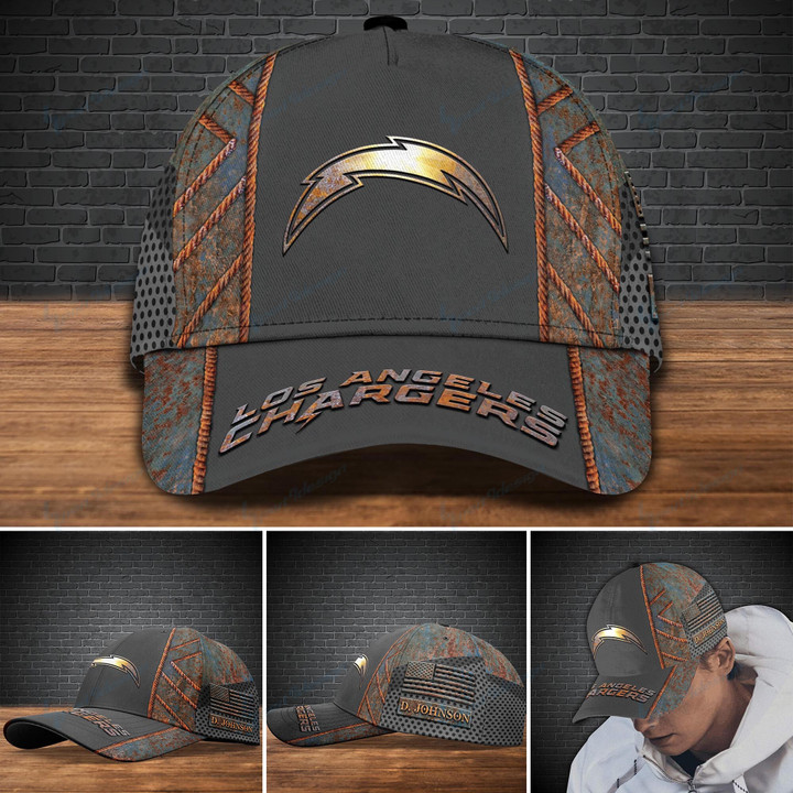 Los Angeles Chargers Personalized Classic Cap BG192