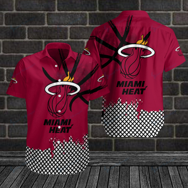 Miami Heat Button Shirts BG42