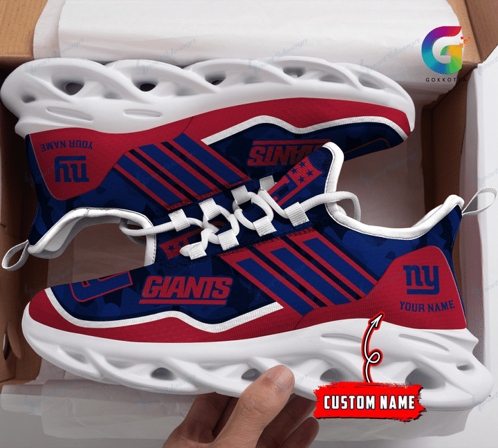 New York Giants Personalized Yezy Running Sneakers BG310