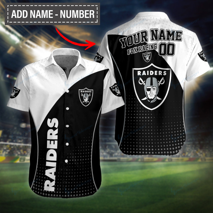 Las Vegas Raiders Personalized Button Shirts BG111