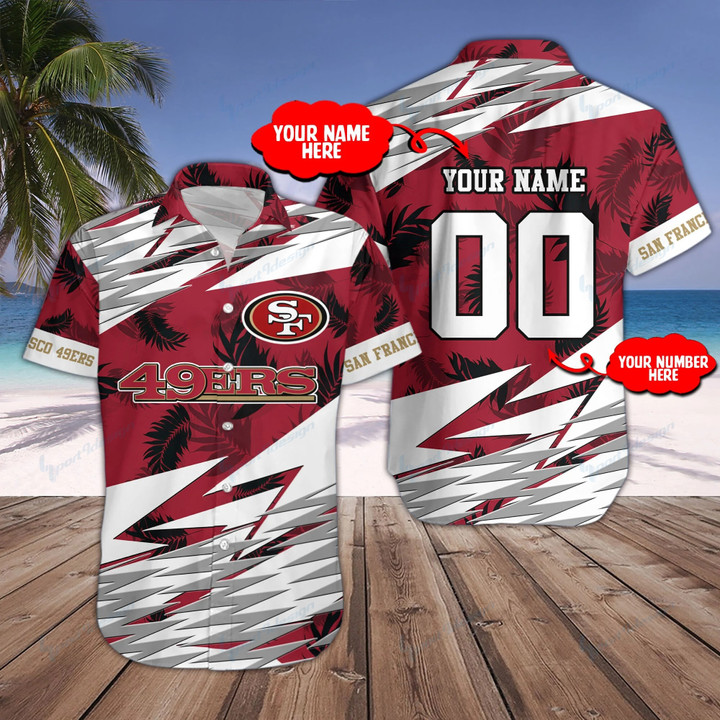 San Francisco 49ers Personalized Button Shirts BG151