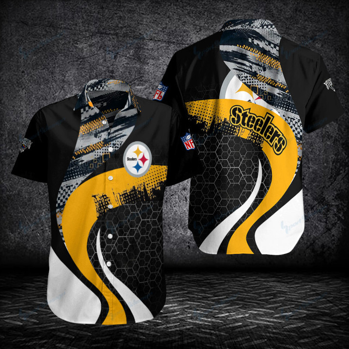 Pittsburgh Steelers Button Shirts BG201