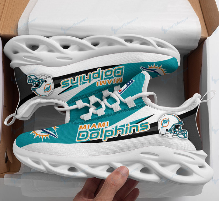 Miami Dolphins Yezy Running Sneakers BG674