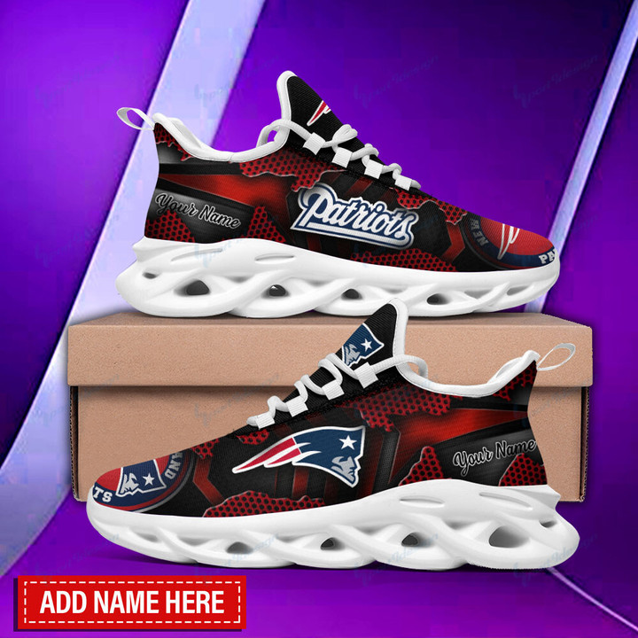 New England Patriots Personalized Yezy Running Sneakers BG772