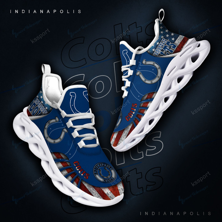 Indianapolis Colts Yezy Running Sneakers BG817