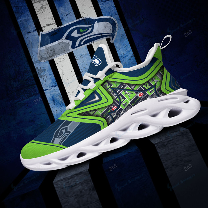 Seattle Seahawks Yezy Running Sneakers BG913