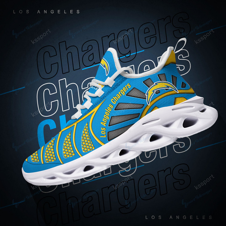 Los Angeles Chargers Yezy Running Sneakers BB12