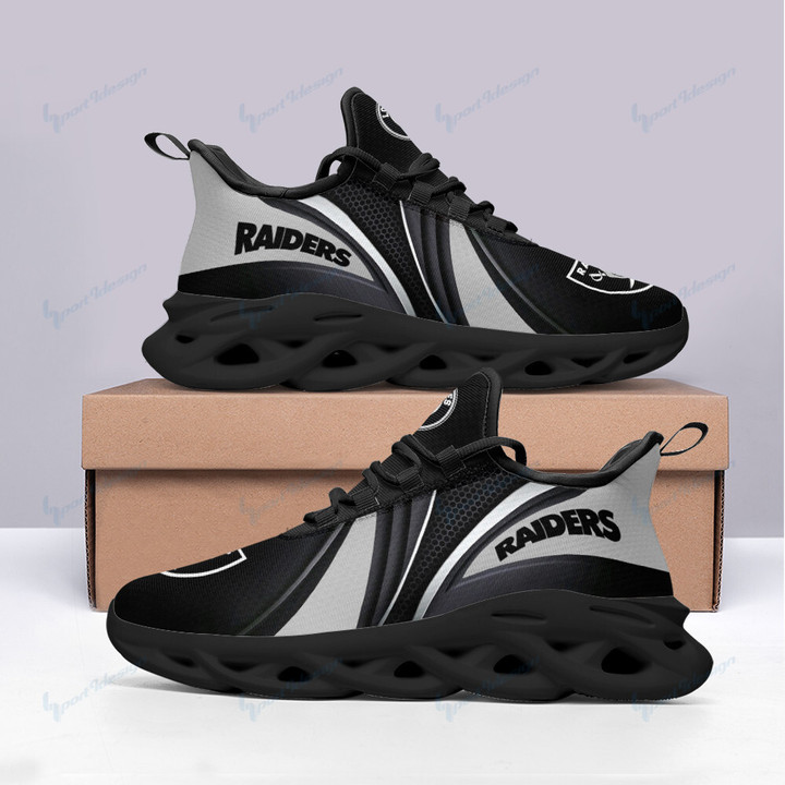 Las Vegas Raiders Yezy Running Sneakers BB54