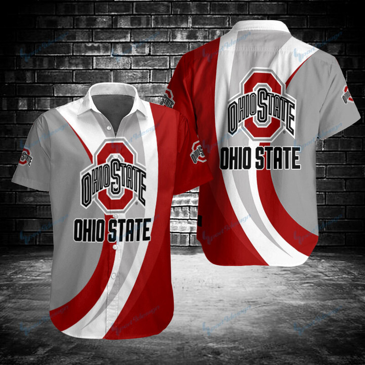 Ohio State Buckeyes Button Shirt BG944