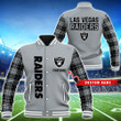 Las Vegas Raiders Personalized Baseball Jacket BG55