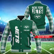 New York Jets Personalized Baseball Jacket BG54