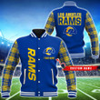 Los Angeles Rams Personalized Baseball Jacket BG58