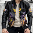 Los Angeles Lakers Personalized New Leather Bomber Jacket 228