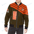 Cleveland Browns New Leather Bomber Jacket  40