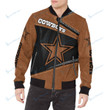 Dallas Cowboys Personalized New Leather Bomber Jacket  29