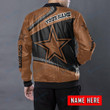 Dallas Cowboys Personalized New Leather Bomber Jacket  29
