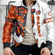 Chicago Bears Personalized New Leather Bomber Jacket  176