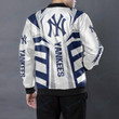 New York Yankees Personalized New Leather Bomber Jacket  226