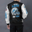 Detroit Lions New Leather Bomber Jacket  171