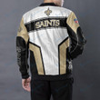 New Orleans Saints New Leather Bomber Jacket  188