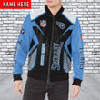 Tennessee Titans Personalized New Leather Bomber Jacket  203