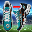 Miami Dolphins Personalized Plus T-N Youth Sneakers BG67