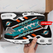 Miami Dolphins Personalized Plus T-N Youth Sneakers BG67