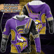 Minnesota Vikings Personalized Hoodie BG904