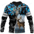 Beutiful deer hunting camo 3D all over printed shirts for man and women JJ221202 PL