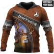 Deer Hunting Personalized Name 3D All Over Printed Shirts 369