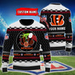 Cincinnati Bengals Personalized Woolen Sweater BG41
