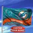 Miami Dolphins Personalized Flag 323