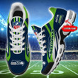 Seattle Seahawks Personalized Plus T-N Youth Sneakers BG108