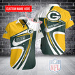 Green Bay Packers Personalized Button Shirt BB347