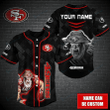 San Francisco 49ers Personalized Baseball Jersey BG375
