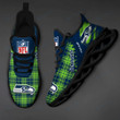 Seattle Seahawks Personalized Yezy Running Sneakers SPD303