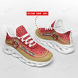 San Francisco 49ers Personalized Yezy Running Sneakers SPD370