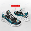 Miami Dolphins Personalized Yezy Running Sneakers SPD436